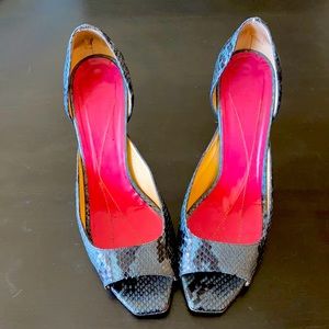 Kate Spade snake print Pumps size 10